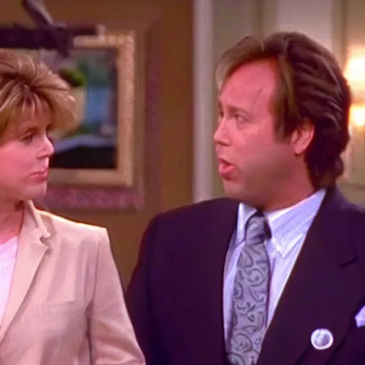 Image similar to alex jones guest starring in full house, 1 9 9 3 tv capture