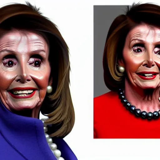 Prompt: Nancy Pelosi as a lizard