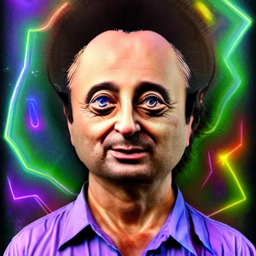 Image similar to giorgio a. tsoukalos if he was an alien, realistic digital art