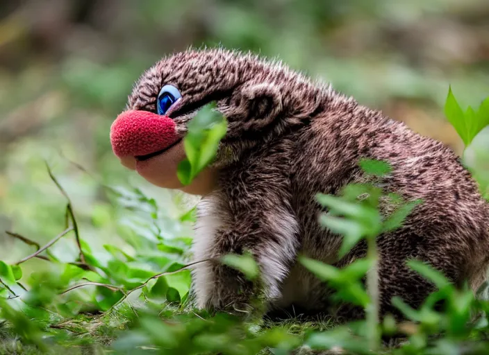 Image similar to wildlife photo of real life yoshi in the wild, 8 k, 8 5 mm f 5. 6