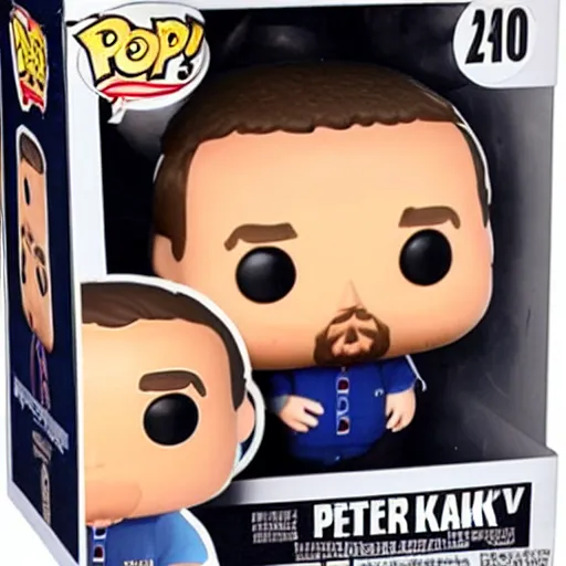 Image similar to peter kay as a funko pop