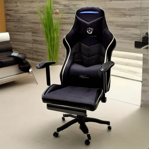 Image similar to gaming chair combined with a toilet