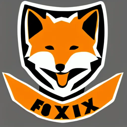 Prompt: logo fox hound , illustartion, smooth, flat colors