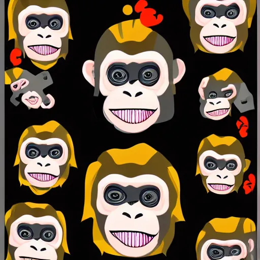 Image similar to Computer generated tradable images that can be purchased and sold but never recreated, bored ape art