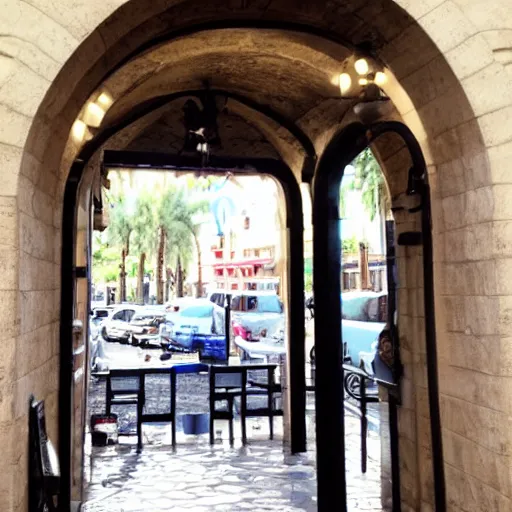 Image similar to the archway from that restaurant we liked