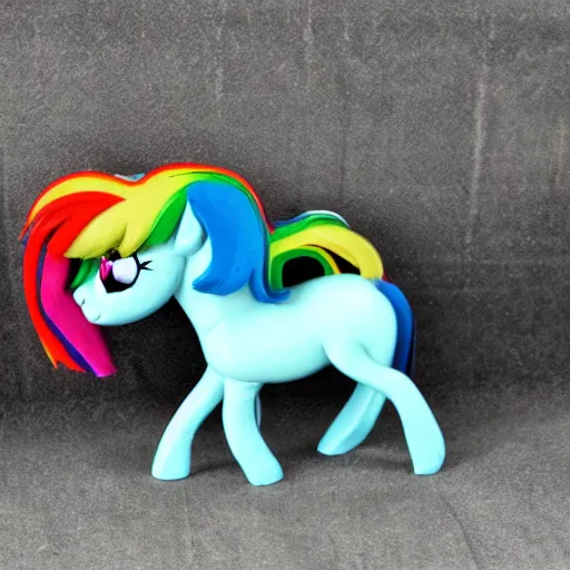 Image similar to mister potatohead riding rainbowdash