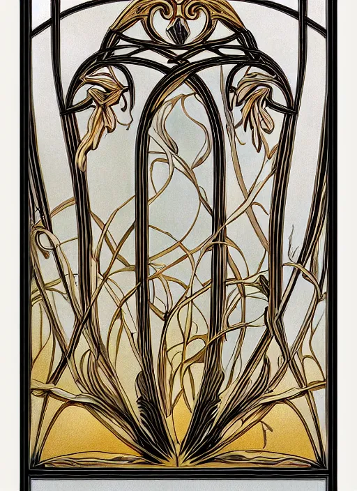 Image similar to art nouveau onment symbolique decoration