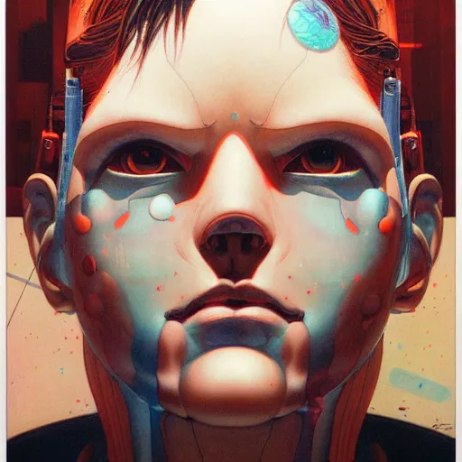 Image similar to citizen portrait soft light painted by james jean and katsuhiro otomo and erik jones, inspired by metropolis anime, smooth face feature, intricate oil painting, high detail illustration, sharp high detail, manga and anime 1 9 9 9