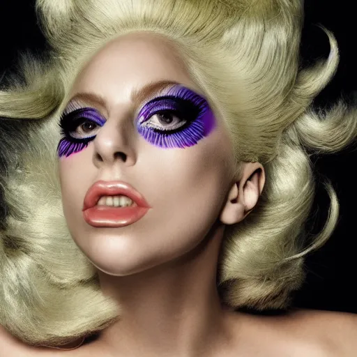 Image similar to lady gaga artpop act 2 album cover shot by nick knight, canon, highly realistic. high resolution. highly detailed. dramatic. 8 k. 4 k.