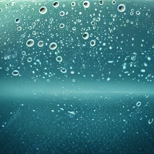 Image similar to army of air bubbles under water, fantasy