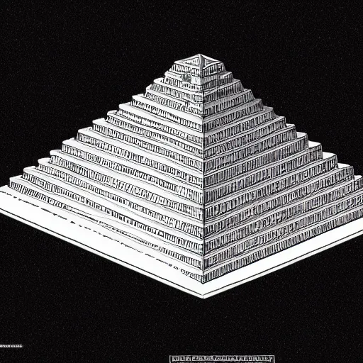 Prompt: pyramid ziggurat built around a gigantic tortoise highly detailed concept art schematic, Laurie Greasley