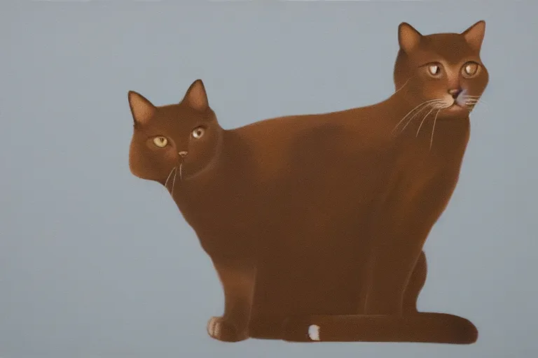 Prompt: cat portrait artwork by tim eitel