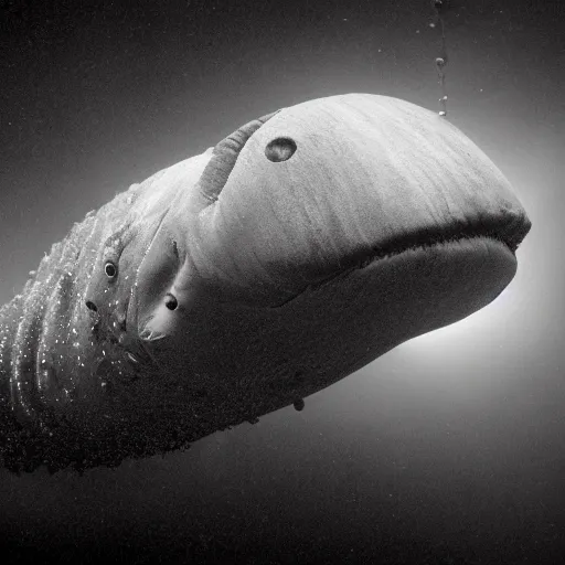 Image similar to National Geographic photo of terrifying deep sea creature