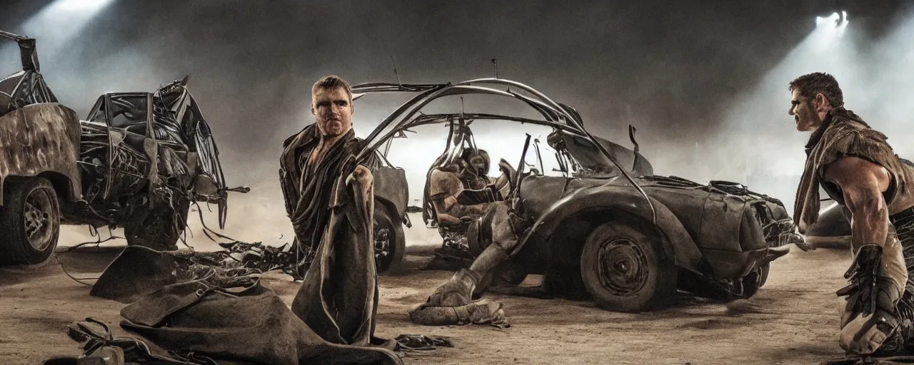 Image similar to inside the thunder dome, mad max