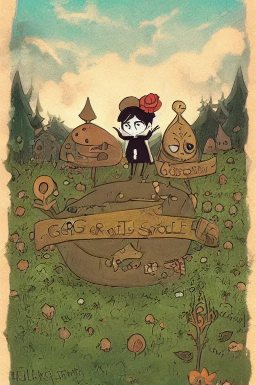 Image similar to over the garden wall fanart