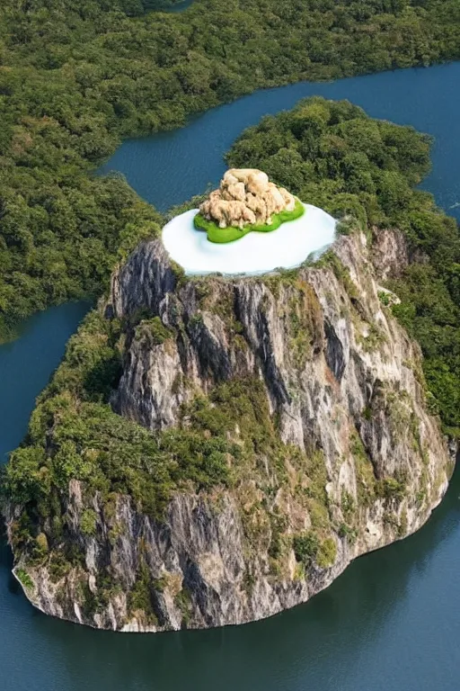 Prompt: A floating island with a very very very very very very very very very very very very very very very very very very very very very very very very very very very very very very very very beautiful waterfall