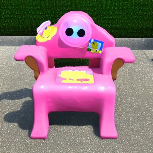 Image similar to froggy chair from animal crossing