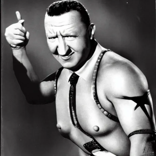 Prompt: curly howard as the terminator
