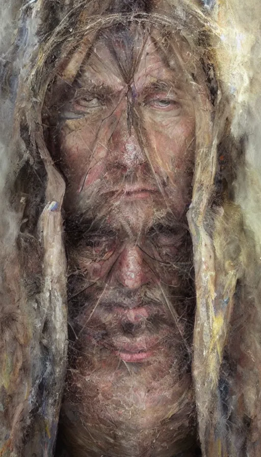 Image similar to portrait of a digital shaman, by alyssa monks