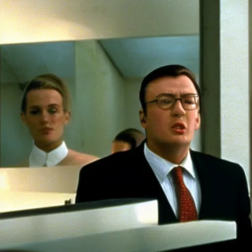 Image similar to Jean Marie Le Pen in American Psycho (1999)