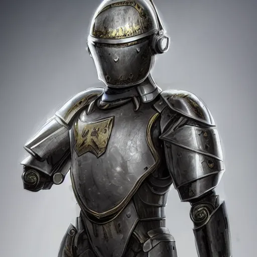 Image similar to photo of rowan atkinson in mandelorian armor helmet off, high res, realistic, high detail