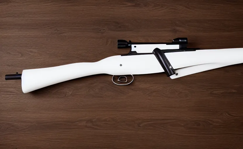 Louis Vuitton branded shotgun, Stable Diffusion