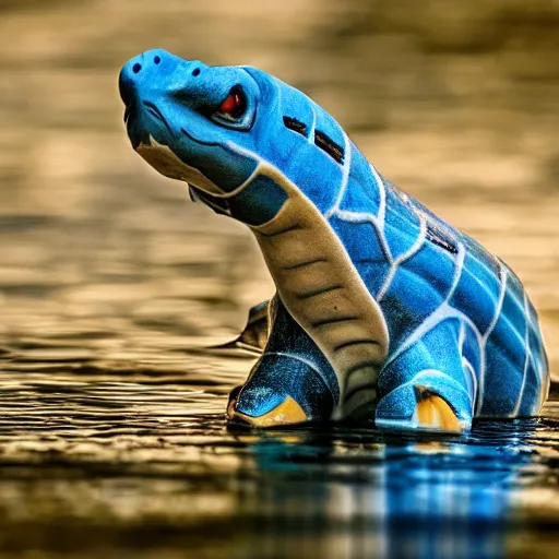 Image similar to national geographic photo of lapras, pokemon in the wild, intricate, portrait, 8 k highly professionally detailed, hdr, award winning