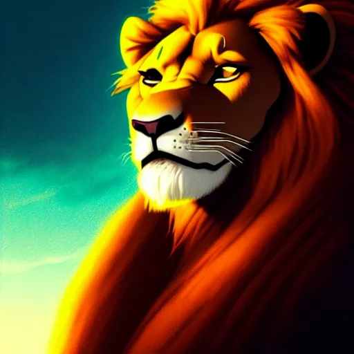 portrait of lion king ) ) ) / doc | Stable Diffusion | OpenArt
