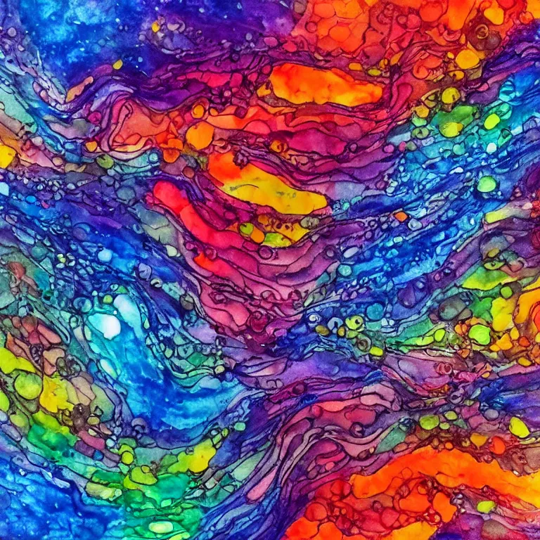 Prompt: alcohol ink art, abstract art, intricate, elegant, highly detailed, smooth, sharp focus, desaturated colors, art by marissa recker and ksenyart and lou jordan and alexis bonavitacola