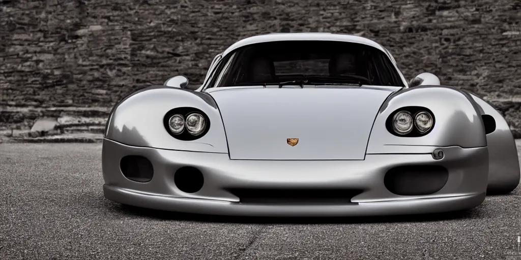 Image similar to porsche 959 from the future. hypercar. photo realistic 35mm Khyzyl Saleem