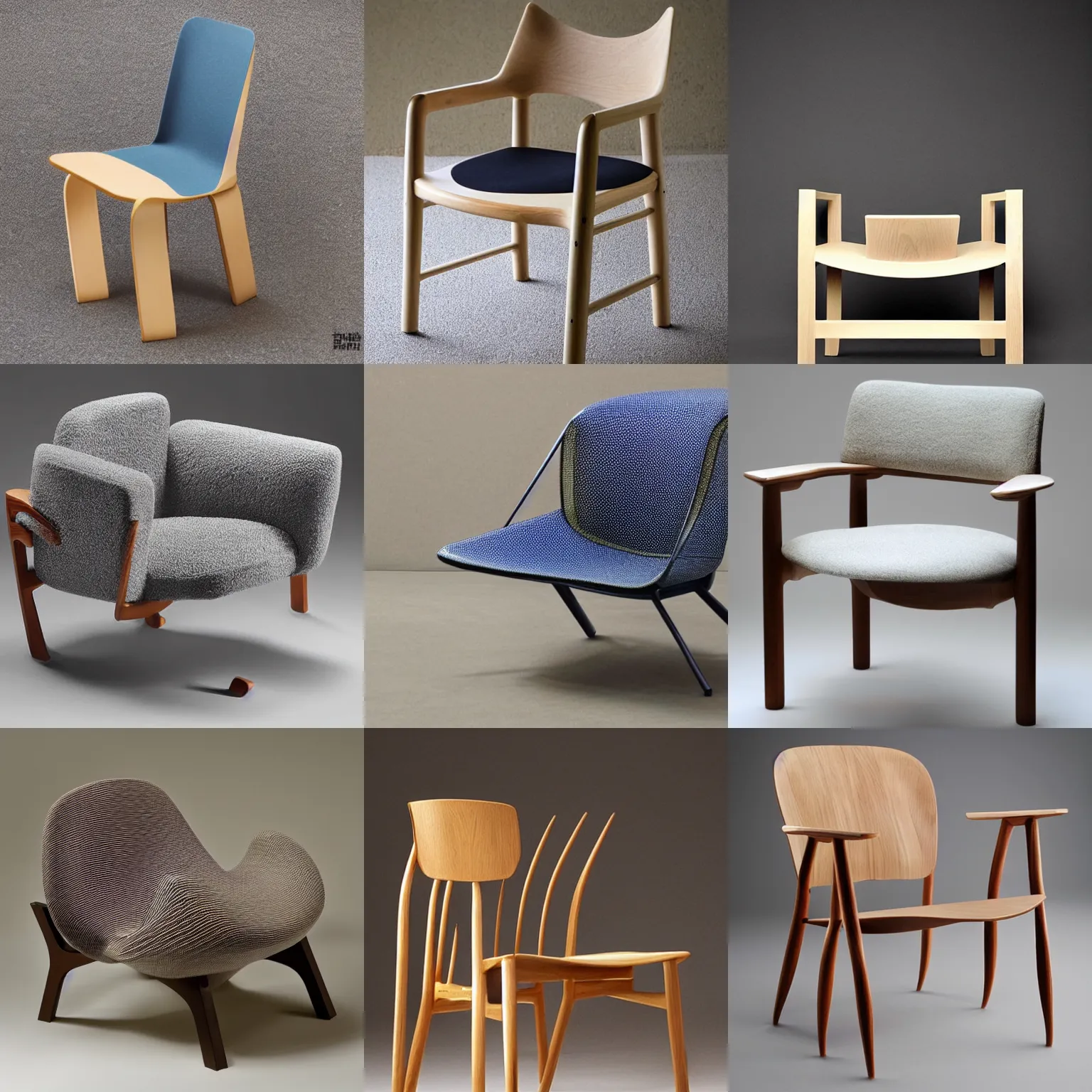 Prompt: a beautiful chair designed by naoto fukosawa