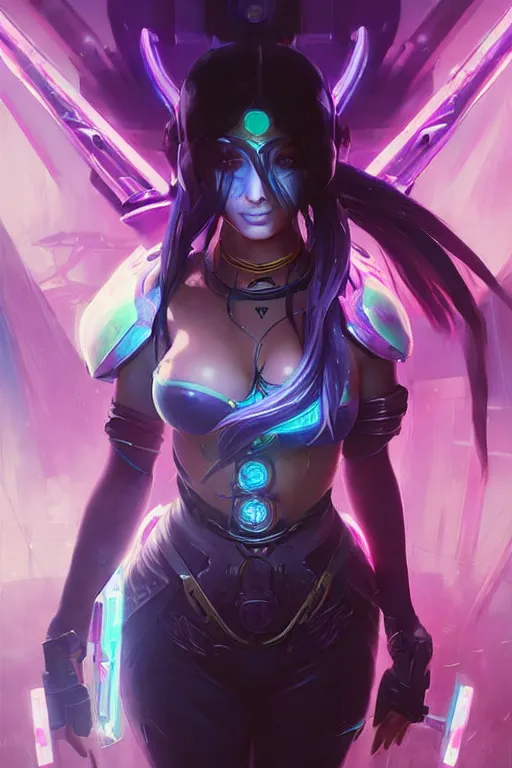 Prompt: irelia from league of legends, cyberpunk futuristic neon. flying blades in air, decorated with traditional japanese ornaments by ismail inceoglu dragan bibin hans thoma greg rutkowski alexandros pyromallis nekro rene maritte illustrated, perfect face, fine details, realistic shaded, fine - face, pretty face, masterpiece