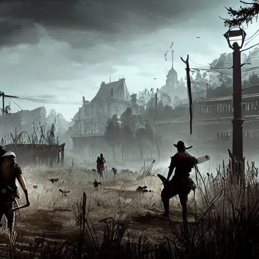 Image similar to hunt showdown city