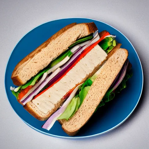 Image similar to tofu sandwich of leds, studio photo, amazing light