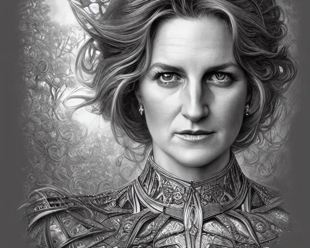 Prompt: photography of laurie lipton, deep focus, d & d, fantasy, intricate, elegant, highly detailed, digital painting, artstation, concept art, matte, sharp focus, illustration, princess diana, art by artgerm and greg rutkowski and alphonse mucha