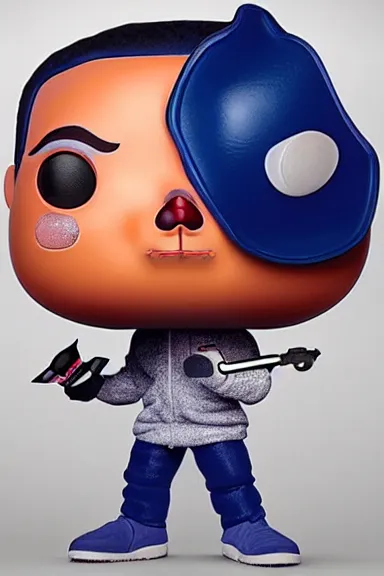 Image similar to “ very very highly detailed photorealistic jeff bezos funko pop, studio lighting and shading, 8 k, award - winning crisp details ”