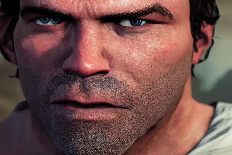 Prompt: hyperrealistic trevor from gta 5, realistic, cinematic lighting, high detailed, high resolution, hyperrealistic, realistic, 8k, hd