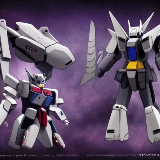 Prompt: transformer cat, mecha suit, future, gundam,