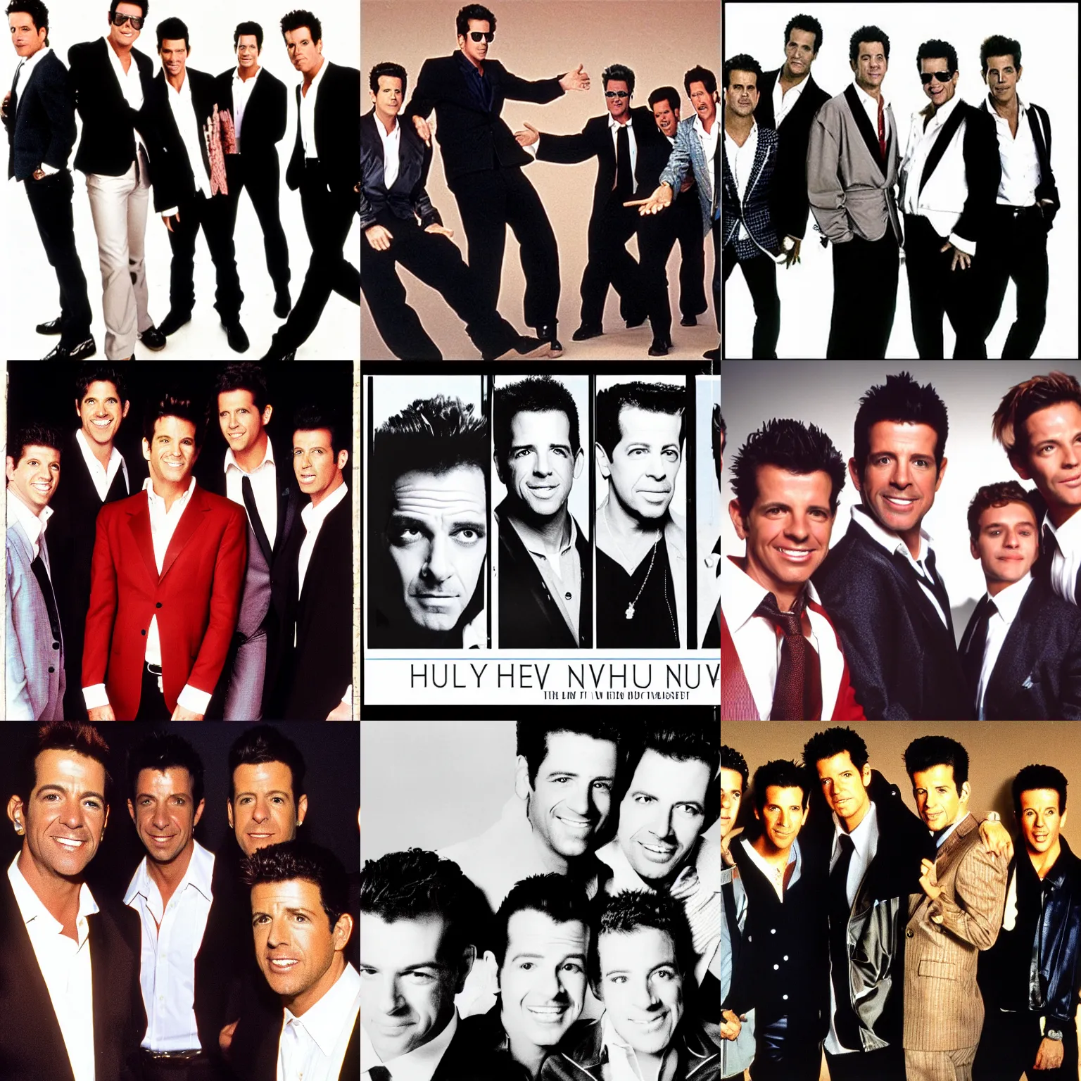 Prompt: ( nkotb ) ( huey lewis and the news )