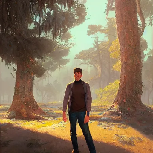 Image similar to highly detailed portrait, young man 🐻🤖, in gta v, stephen bliss, unreal engine, fantasy art by greg rutkowski, loish, rhads, ferdinand knab, makoto shinkai and lois van baarle, ilya kuvshinov, rossdraws, tom bagshaw, global illumination, radiant light, detailed and intricate environment