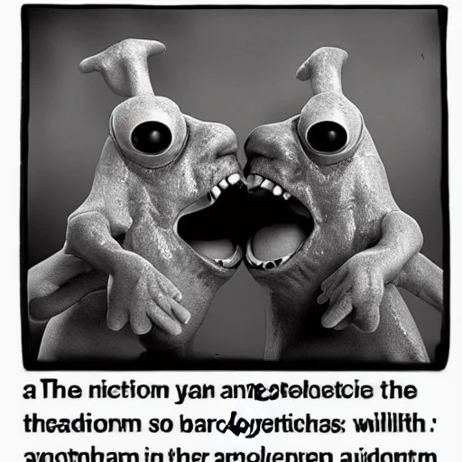 Prompt: the funniest thing ever photographed by an electron microscope