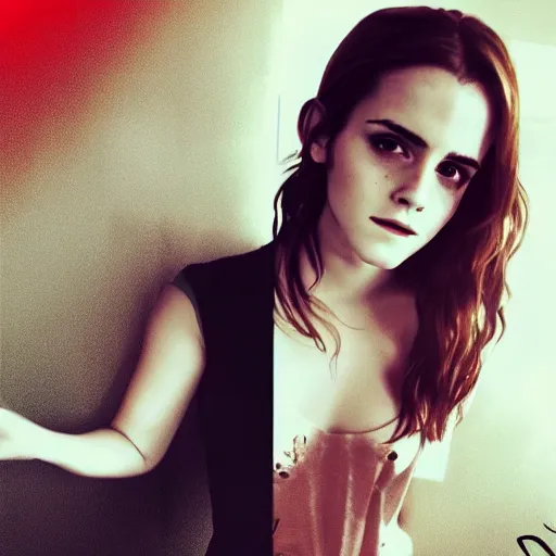 Prompt: a photo of emma watson in the style of nami