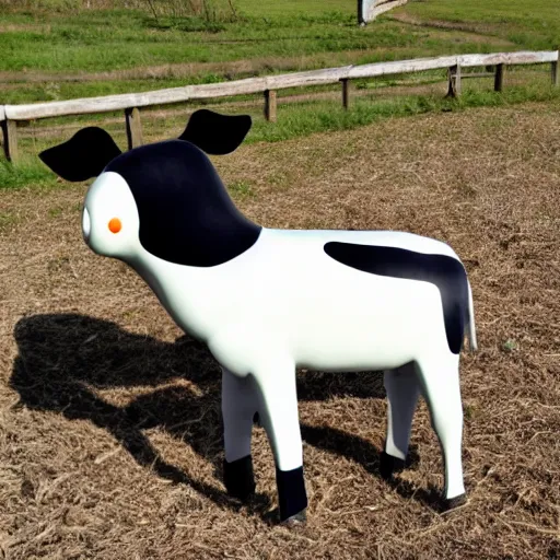 Image similar to hybrid of a cow and a chair