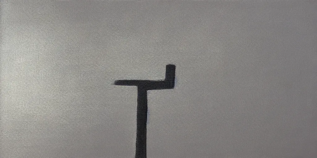 Prompt: detailed minimalistic modern painting of power