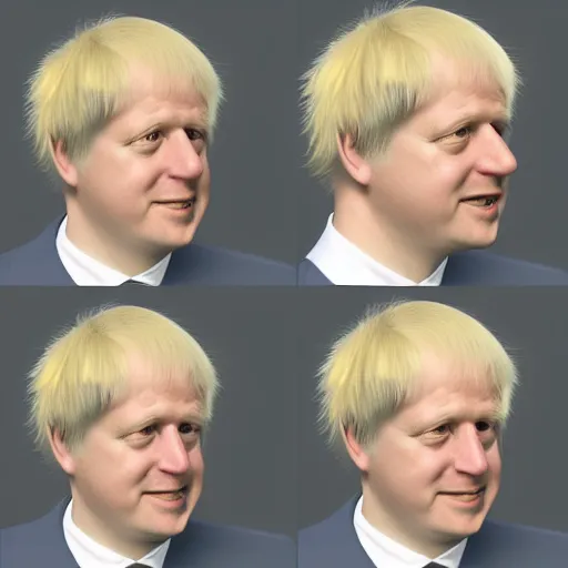 Image similar to boris johnson as a pokemon, 3 d render