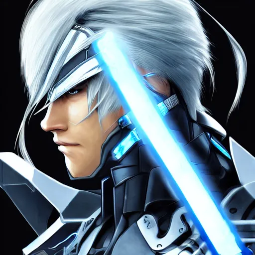 raiden from metal gear rising : revengeance,, Stable Diffusion