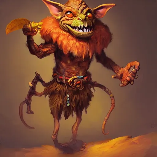 Prompt: a detailed painting of a goblin shaman, by justin gerard and jesper ejsing, digital art, realistic painting, dnd, character design, trending on artstation