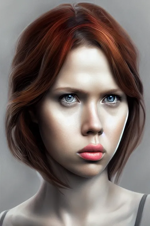 Prompt: pregnant black widow, realistic portrait, symmetrical, highly detailed, digital painting, artstation, concept art, smooth, sharp focus, illustration, movie screencap