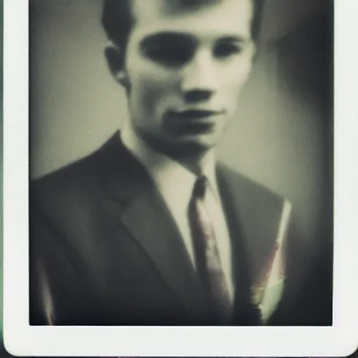 Prompt: polaroid image of an attractive man