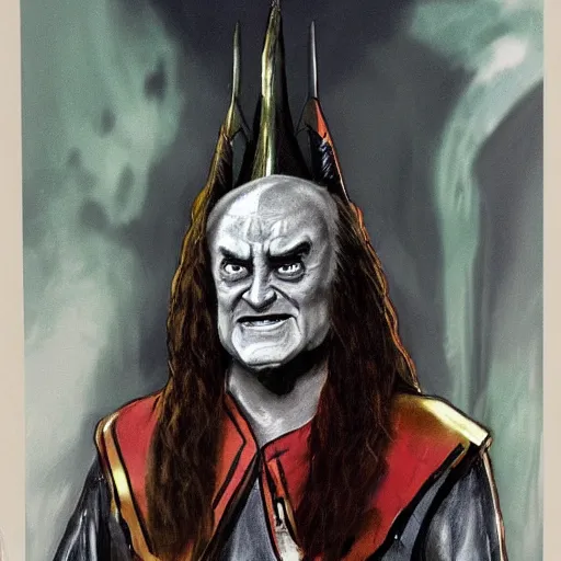 Prompt: Gowron the Klingon as President Trump